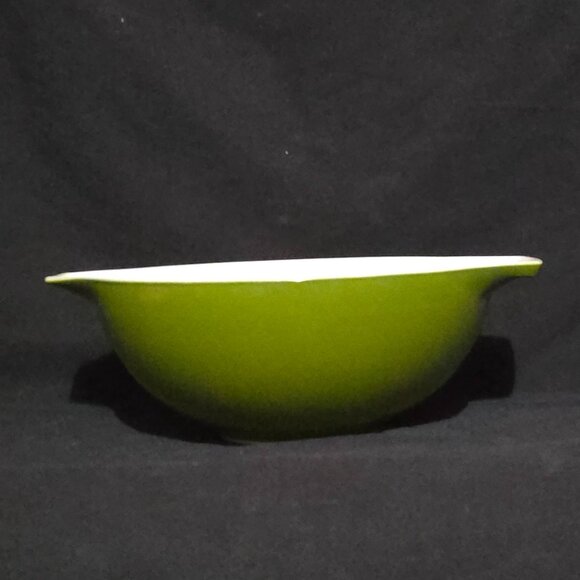 Pyrex Primary Color Green Mixing Bowl 1945-49 #444 4QT - Picture 3 of 5